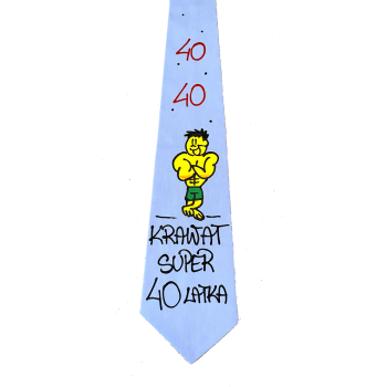 [Kb04-40] Krawat bawełniany KRAWAT SUPER 40 latka